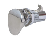 Talamex Flush Cabinet Latch Stainless Steel Deluxe, Oval Handle