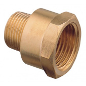 Guidi Brass Reducing Nipple F/M BSP Pipe Fitting (Female/Male Thread)