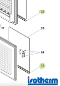 Isotherm SGC00063AA - Profile For Fixing Panel for Cruise CR120/130