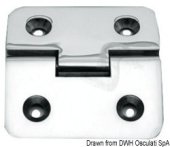 Osculati 38.863.18 - Hinge B 95° AISI316 66x66 mm