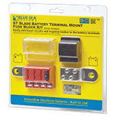 Blue Sea 5024 - Fuse Block ST Blade BTM 4 Circuits Kit