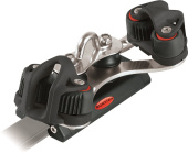 Ronstan RC12221 Series 22 Traveller Car, 4 Control Sheaves with Cleat