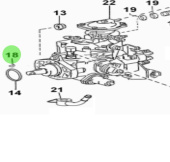Nanni Diesel 970312715 - Drive Gear Key for Injection and Fuel Pump