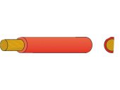 Talamex Flexible Insulated Battery Cable On Mini Reel 50mm² Red (10m)
