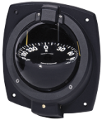 Ritchie Compass Model 'Helmsman HV-76', 12v, Bulkhead Mount Compass, Dial Ø93,5mm/5°, Black