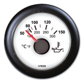 VDO Veratron ViewLine Engine Oil Temperature Indicator 150°C 52 mm