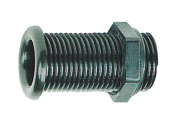 Nuova Rade 43491 - Thru-Hull Threaded with Standard Flange Black Length 62mm