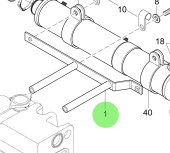 Steyr 2179030-1 - Tandem Cooler Bracket for MO94K33 and MO84K32 Engines