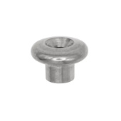 Makefast 0600A - Lacing Button, Cylindrical Body, Large Head in Stainless Steel