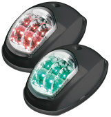 Osculati 11.039.02 - Evoled Navigation Lights Black ABS Left + Right
