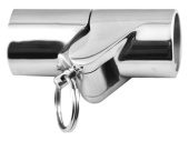 Talamex Tube Joint Stainless Steel Hinged 25mm