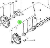Nanni Diesel 970501101 - Complete Camshaft for 3.90HE Engines