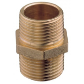 Guidi Brass Nipple M-M BSP, Male Thread Pipe Fitting