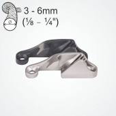 Clamcleat CL218 Mk1 Side Entry Port Cleats for 3–6 mm Rope