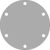 Johnson Pump 01-42414 - End Cover Plate for F35B-9 Engine Cooling Pumps