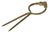 Allpa Chromed-Brass Bent Divider With Fixed Point, L=180mm, With Case