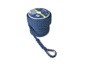 Talamex Polyester 3-Strand Anchor Line Navy 12mm 30m