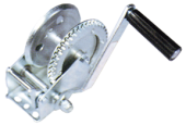 Allpa Zinc Plated Trailer Winch 4.1:1 & 8.1:1, Pull 820kg, 2-Speed With Removable Handle