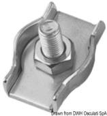 Osculati Single Stainless Steel Wire Rope Clamps for 2–5 mm Cables