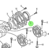 Nanni Diesel 970310428 - Crankshaft Oil Seal for 5.250TDI Engines