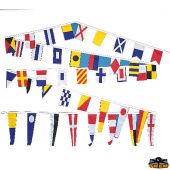 Trem Gran Pavese International Navigation Code Flag Set – 40 Maritime Signal Flags
