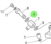 Nanni Diesel 970307610 - Copper Gasket for Injection and Feed Pump Systems