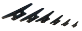 Allpa Nylon Cleat, Black, L=180mm (Hole Spacing: 45mm)