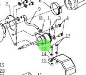 Nanni Diesel 970304026 - Plain Washer for Air Filter and Turbo Exhaust Mixer Assemblies