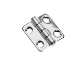 Roca 441580 - Flat Hinge with Rounded Corners Stainless Steel 38 x 40mm