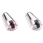 Allpa Navigation Lights Set For Port-/Starboard (Side Built-On Mount) 12v/8w, Red/Green Lens