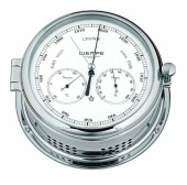 Wempe CW460012 - Admiral II US Brass Chrome Plated DD-Baro/Therm/Hygr 185 X 70mm White/Black
