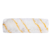 Paint Roller Perlon Thick White with Yellow Stripe 16 cm (10 pcs)