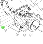 Alamarin Jet 10148 - Steering Shaft for Jet-180 Water Jets