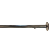Allpa Stainless Steel Flag Pole, L=600mm Ø25mm, With 2 Hooks