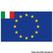 Osculati 35.440.02 - Flag EU+Small Italy Flag 30 x 45 cm