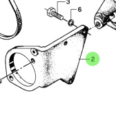 Bukh 000E2365 - Starter Bracket for DV24RME, DV29RME, and DV32 Engines