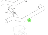 Steyr 2177803-1 - Engine Coolant Pipe for MO266K43, MO246K41, MO236K43, MO166K28