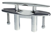 Osculati 40.136.01 - Push-up cleat mirror-polished AISI316 164/150 mm
