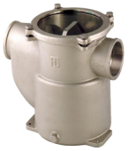 Allpa Nickel Plated Bronze Cooling Water Strainer (Robust) With Stainless Steel 316 Strainer, 2", H=216mm, 19900L/H