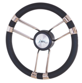 Steering Wheel Nesea ("Nautic") Ø350mm Stainless Steel, Alum. Hub