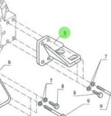 Nanni Diesel 95310406 - Engine Mount for 4.330TDI, 4.340TDI and N4.115 Engines