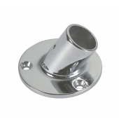 Foresti & Suardi Chromed Brass 60° Round Pulpit Base Plate Ring, Ø22–25 mm