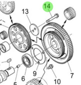 Nanni Diesel 970314894 - Camshaft Thrust Screw for N4 Series Engines