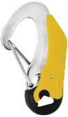 Wichard 2454 - Safety Hook Stainless Steel Double Action 115 mm Yellow