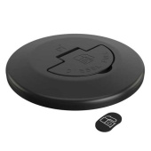 Roca 422942 - Deck Filler Lid + Handle Diesel, Stainless Steel 316 Black HBO