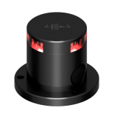 Lopolight 300-114G2-B-RPM180-I - Navigation Light 3NM 180° Red, Dimmable, Ice-Class, Black