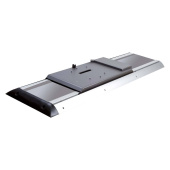 Norsap 19096-033 - Standard Rail for Norsap 800+1000+1100, 1,5M, Surface Mounted, Lowered Central Sheet