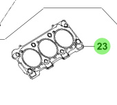 Bukh 22311-3A120 - Left-Hand Cylinder Head Gasket for S270J Engines