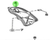 Nanni Diesel 970312574 - Camshaft Oil Seal Retainer for Timing Case