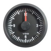 VDO 370-214-031-003G - Cockpit International Quartz Clock 52mm 24V